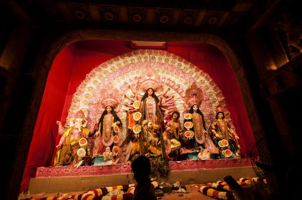 Durgo Pujo in Tarapith